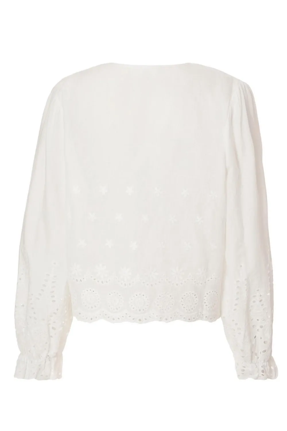 Quiz Summer Tops|Day Tops>White Embroidered Blouse