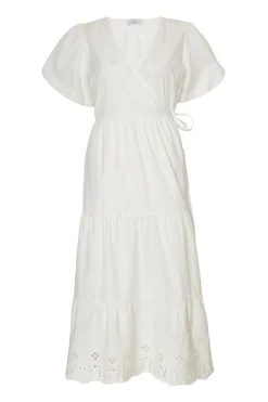 Quiz Summer Clothes|Holiday>White Embroidered Hem Midaxi Dress