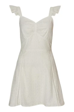 Quiz Summer Clothes|Holiday>White Embroidered Mini Skater Dress