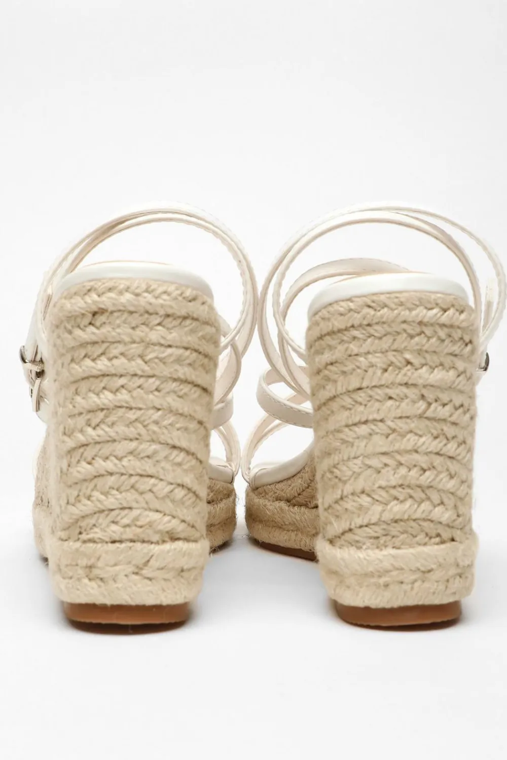 Quiz Wedges|Holiday Shoes>Faux Leather Strappy Wedges