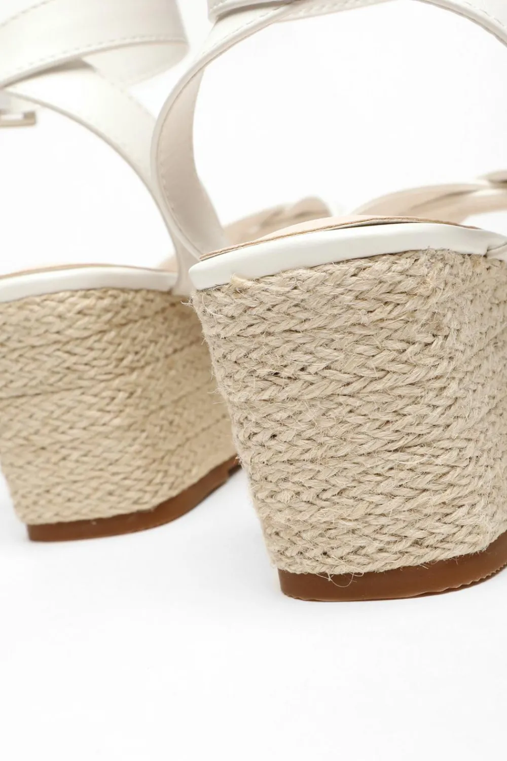Quiz Wedges|Sandals>Faux Leather Strappy Wedges