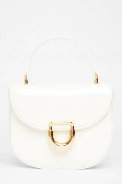 Quiz Bags|Shoe & Bag Sets>Faux Leather Top Handle Bag