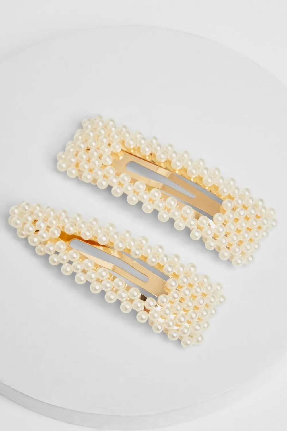 Quiz Hair Accessories|Occasion Accessories>White Pearl Clip Multipack