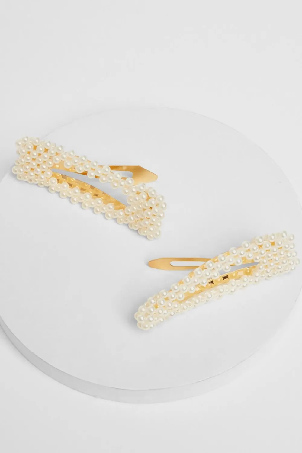Quiz Hair Accessories|Occasion Accessories>White Pearl Clip Multipack
