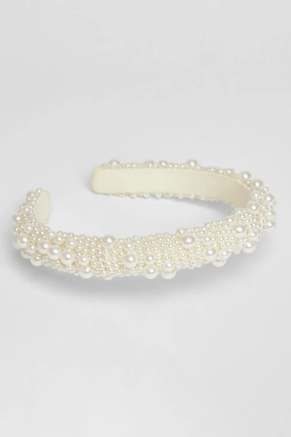 Quiz Wedding Accessories|Hair Accessories>White Pearl Headband