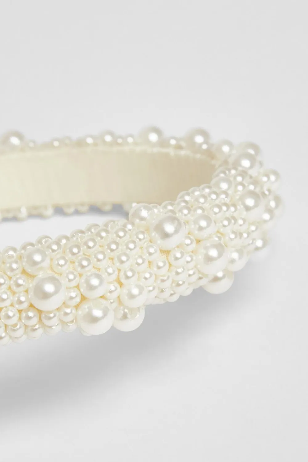 Quiz Wedding Accessories|Hair Accessories>White Pearl Headband