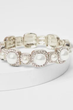 Quiz Wedding Accessories|Jewellery>Pearl Stretch Bracelet