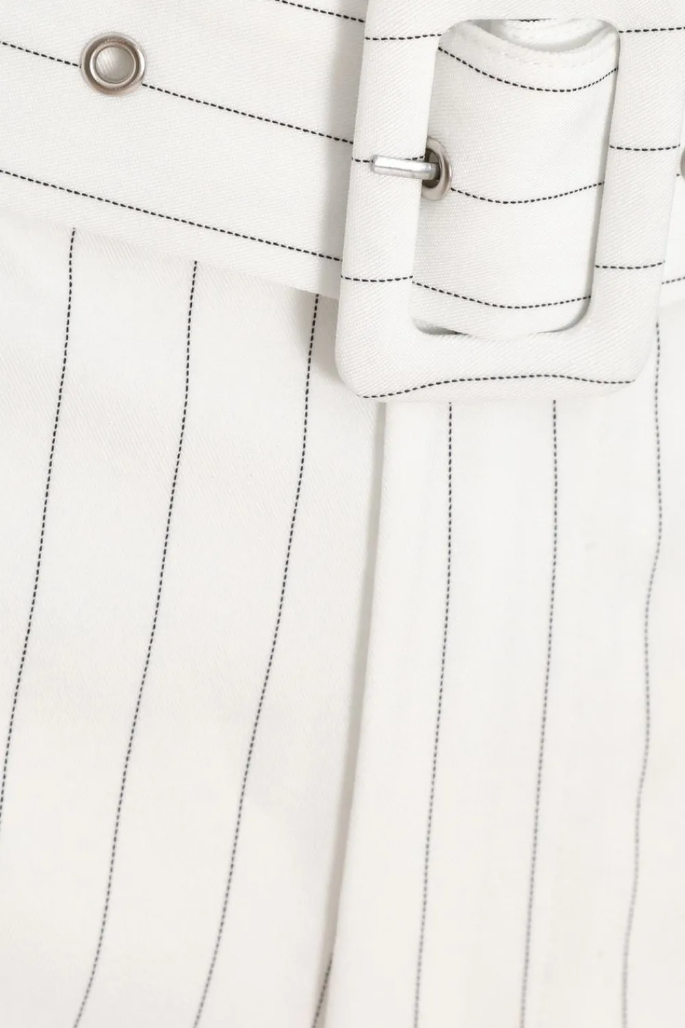 Quiz Shorts|Co-Ords>White Pinstripe Tailored Shorts