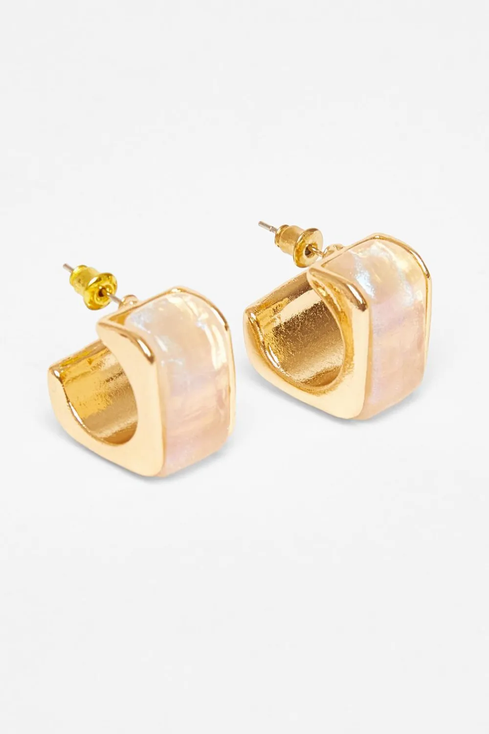 Quiz Jewellery|Earrings>Resin Geometric Hoop Earrings