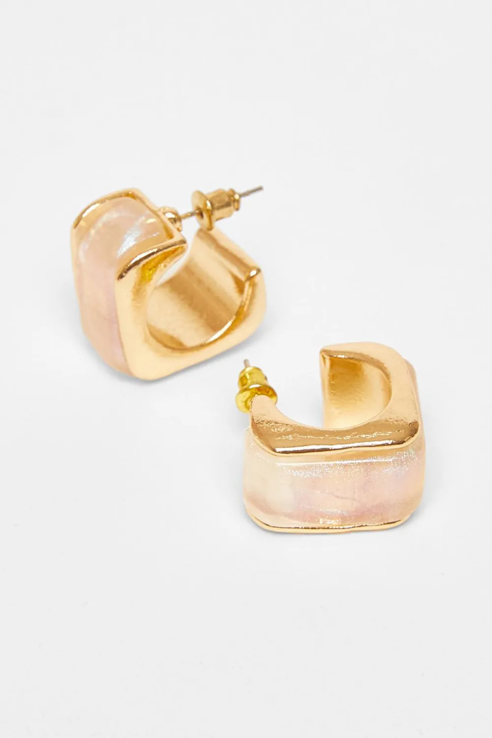 Quiz Jewellery|Earrings>Resin Geometric Hoop Earrings