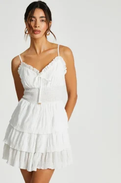 Quiz Playsuits|Summer Clothes>Ruffle Tiered Playsuit