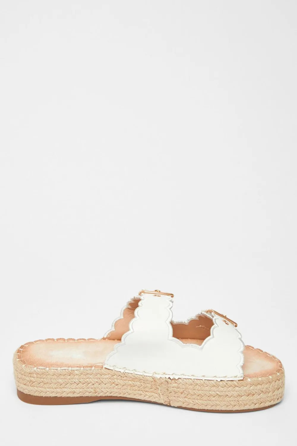 Quiz Sandals|Holiday Shoes>Scallop Flatform Sandals