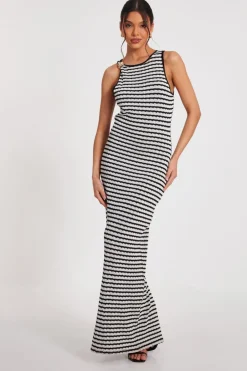Quiz Summer Clothes|Holiday>White Stripe Midaxi Dress