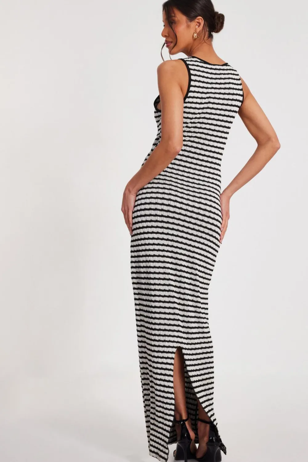 Quiz Summer Clothes|Holiday>White Stripe Midaxi Dress