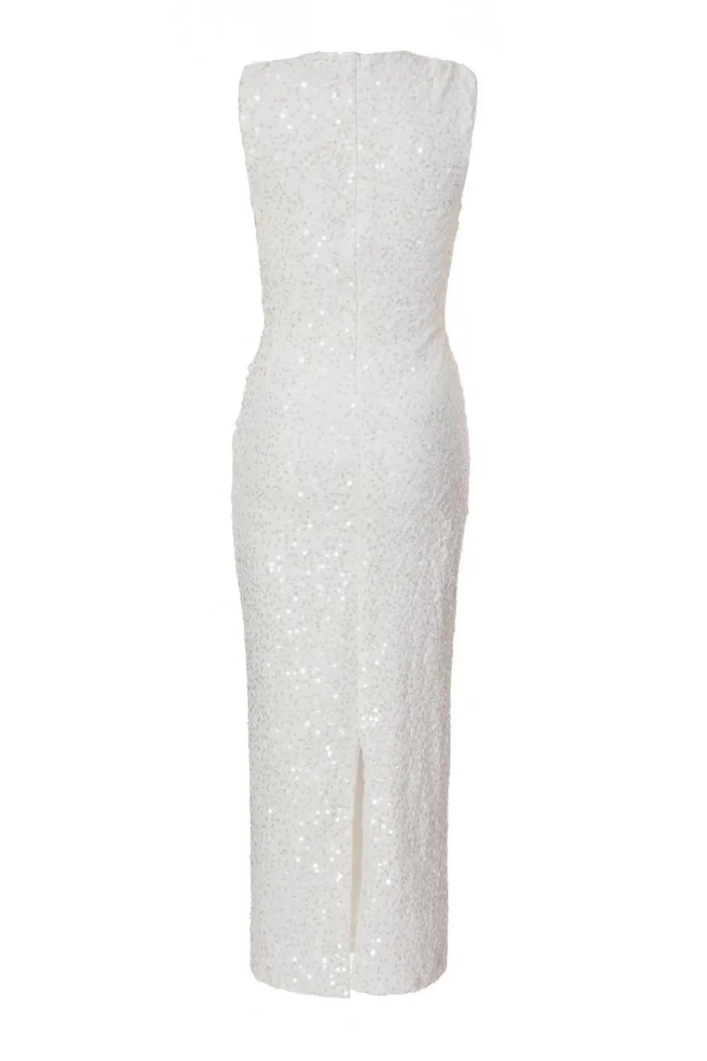 Quiz Summer Clothes|Holiday>White Textured Sequin Midaxi Dress