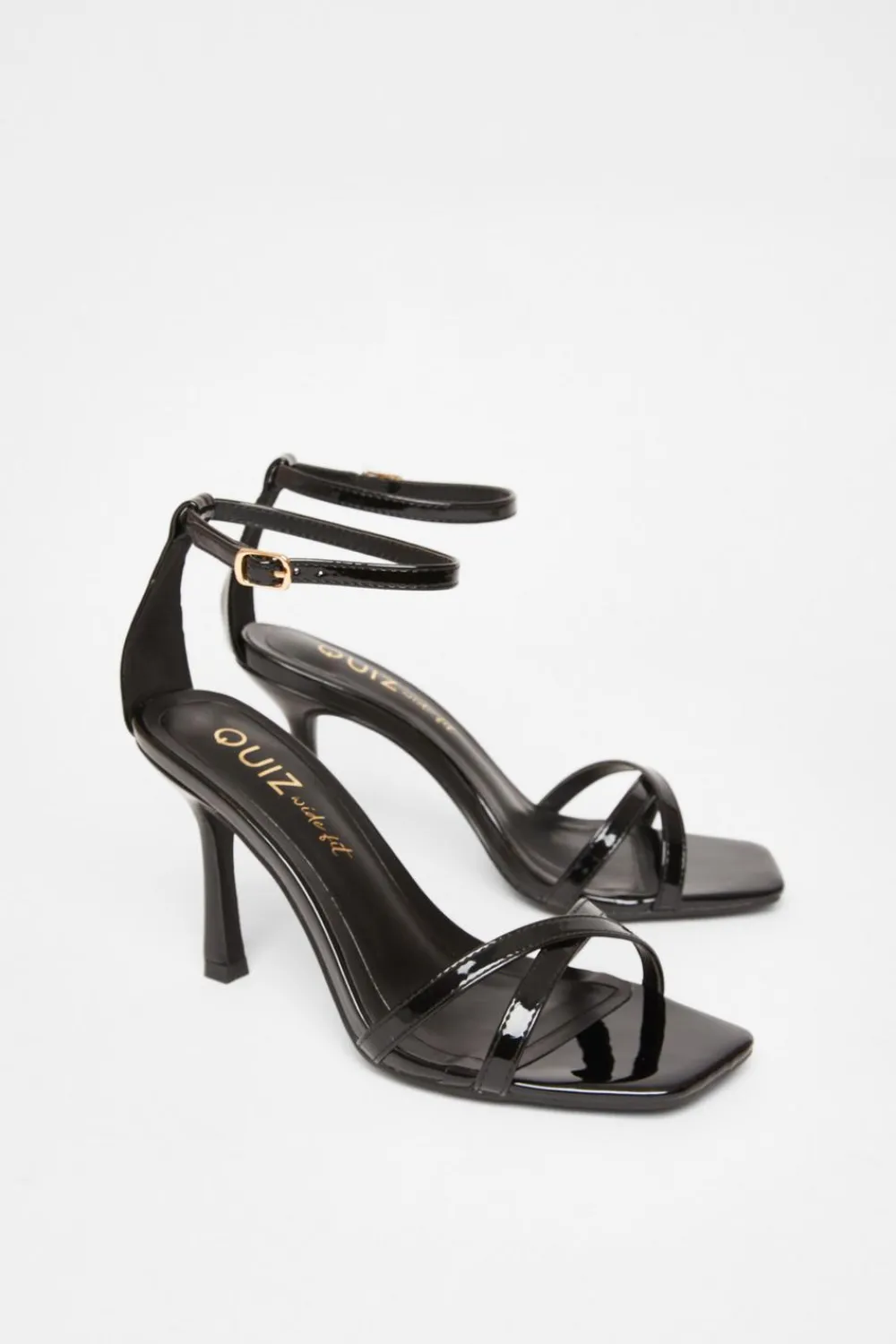 Quiz Wide Fit|Heels>Wide Fit Barely There Heels