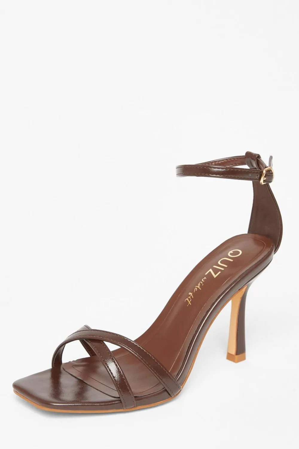 Quiz Wide Fit|Heels>Wide Fit Barely There Heels