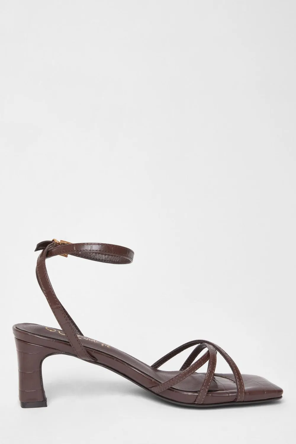 Quiz Wide Fit|Heels>Wide Fit Strappy Block Heels