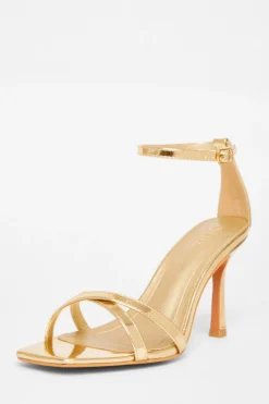 Quiz Wide Fit|Heels>Wide Fit Barely There Heels
