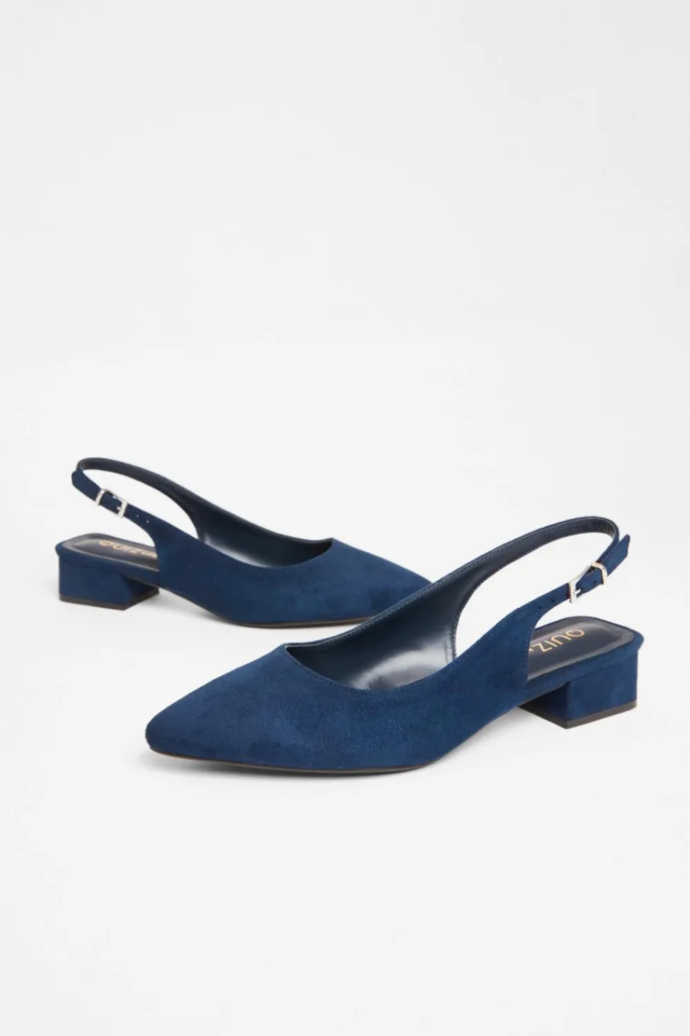 Quiz Wide Fit|Pumps>Wide Fit Faux Suede Pumps