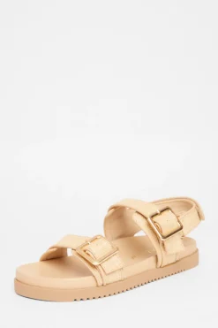 Quiz Wide Fit|Sandals>Wide Fit Double Strap Sandals