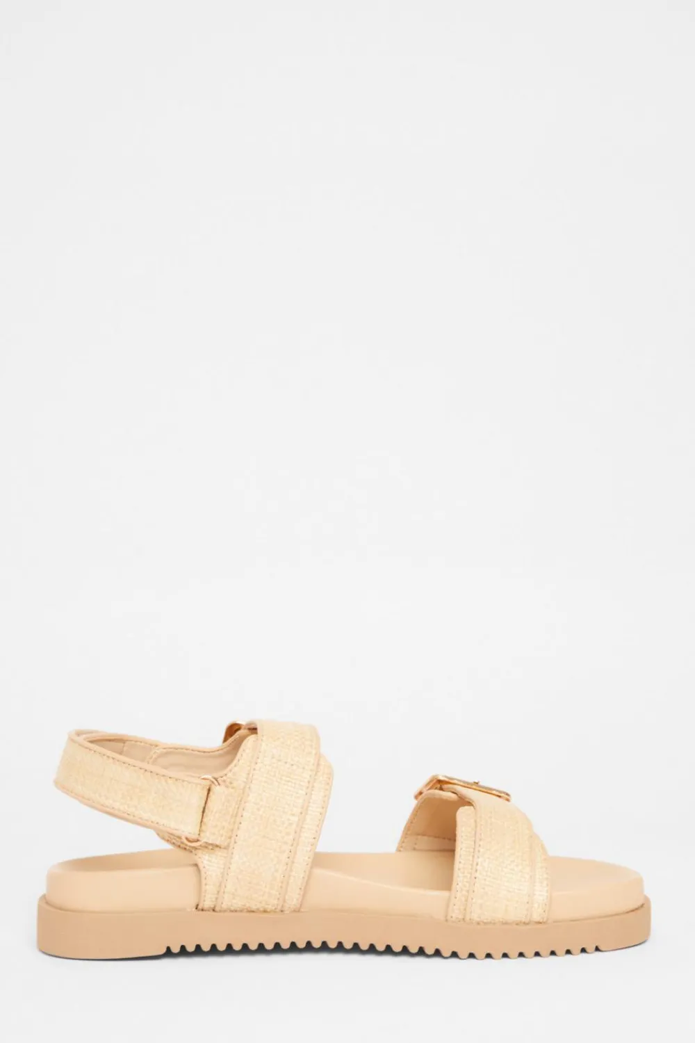 Quiz Wide Fit|Sandals>Wide Fit Double Strap Sandals