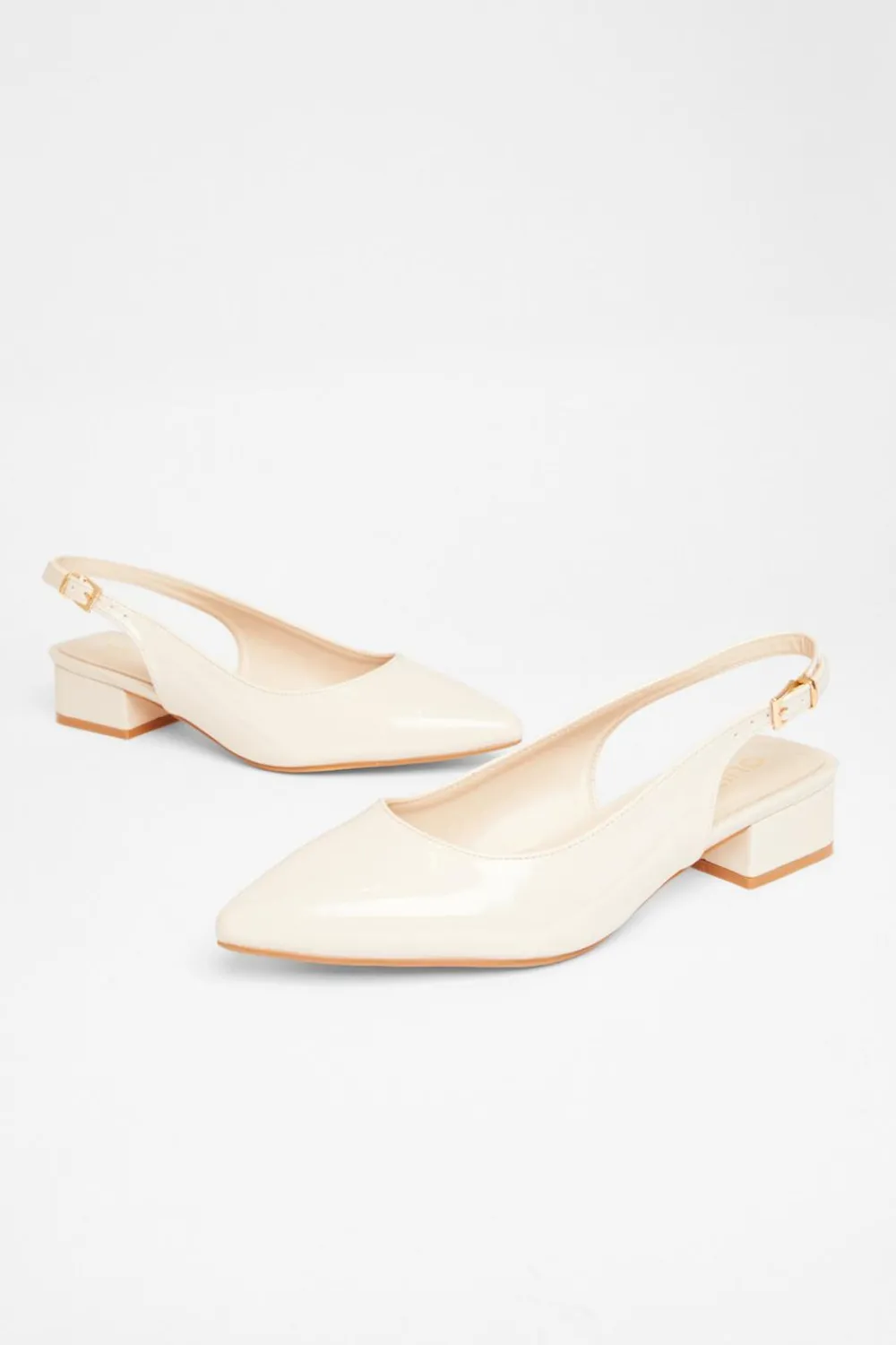 Quiz Wide Fit|Pumps>Wide Fit Faux Leather Pumps