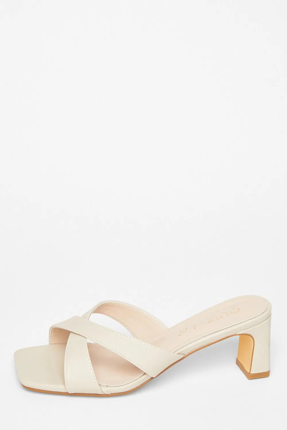 Quiz Wide Fit|Heels>Wide Fit Mule Heels