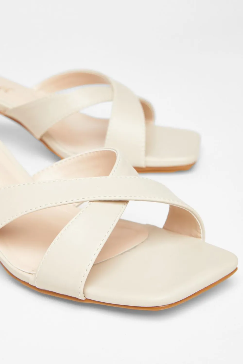 Quiz Wide Fit|Heels>Wide Fit Mule Heels