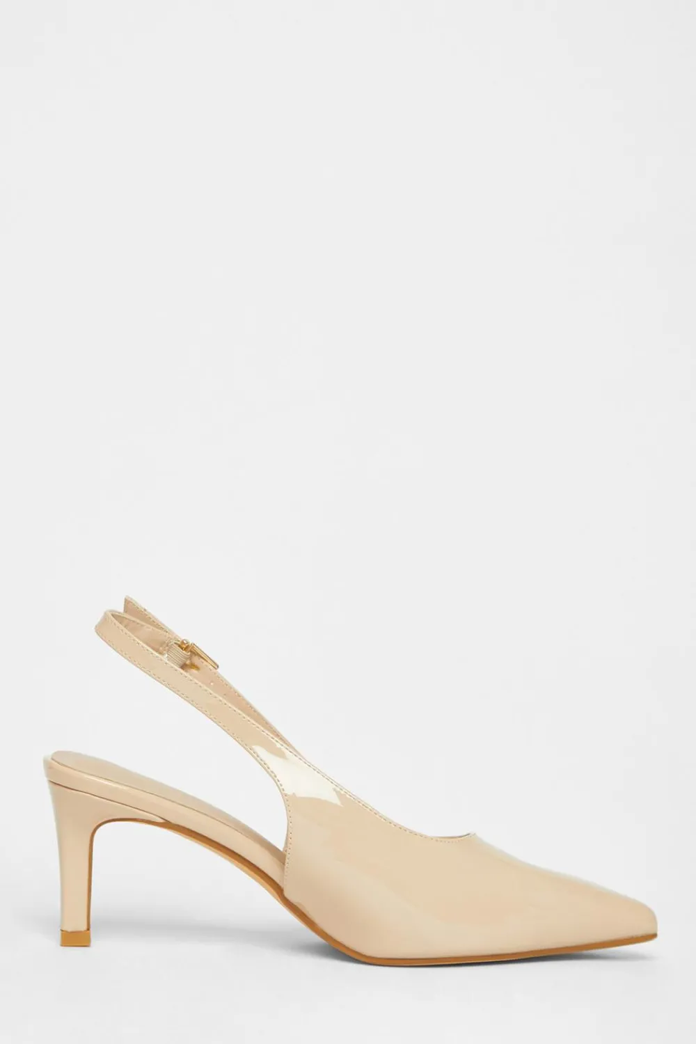 Quiz Wide Fit|Occasion Shoes>Wide Fit Slingback Court Heels