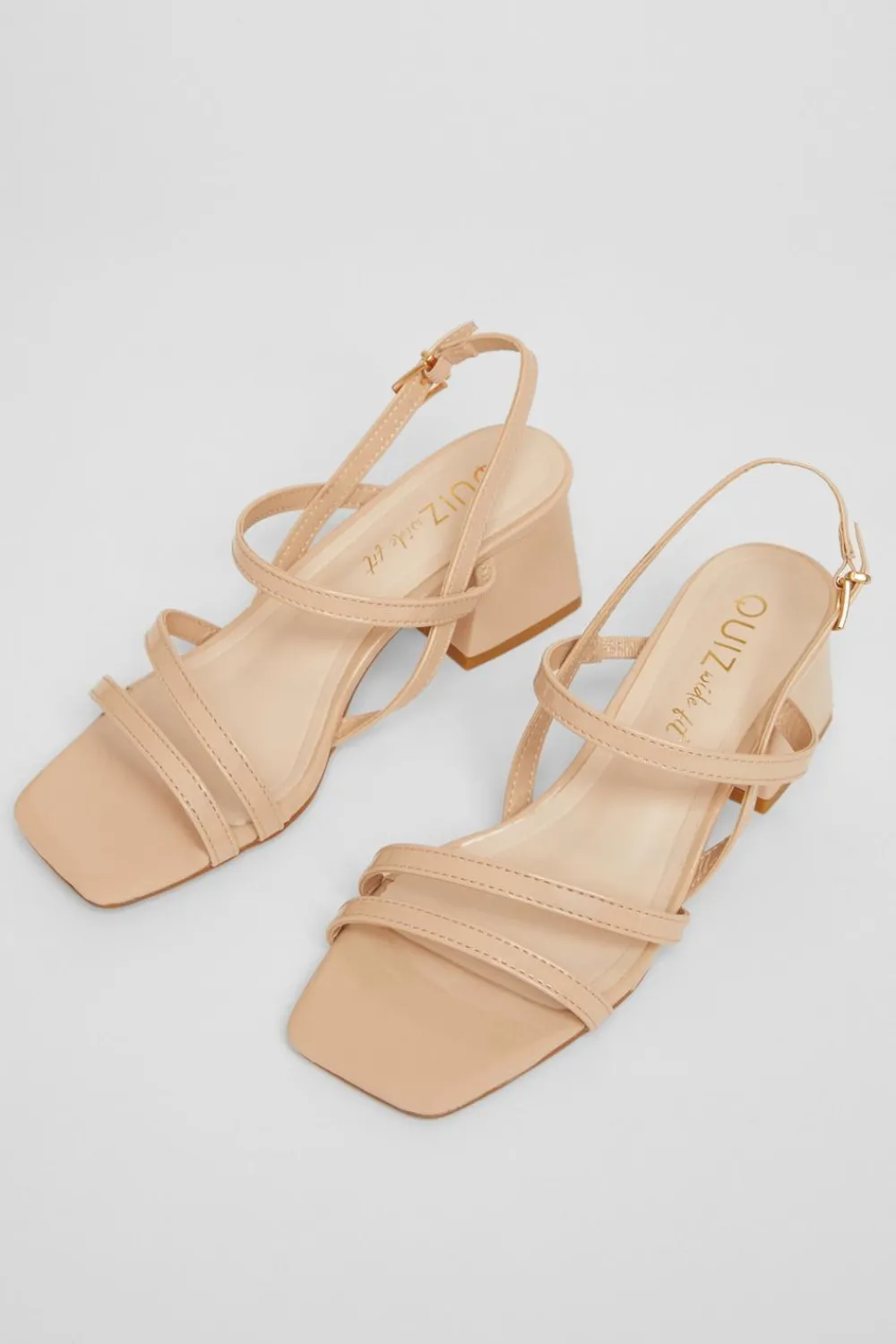 Quiz Wide Fit|Heels>Wide Fit Slingback Sandal