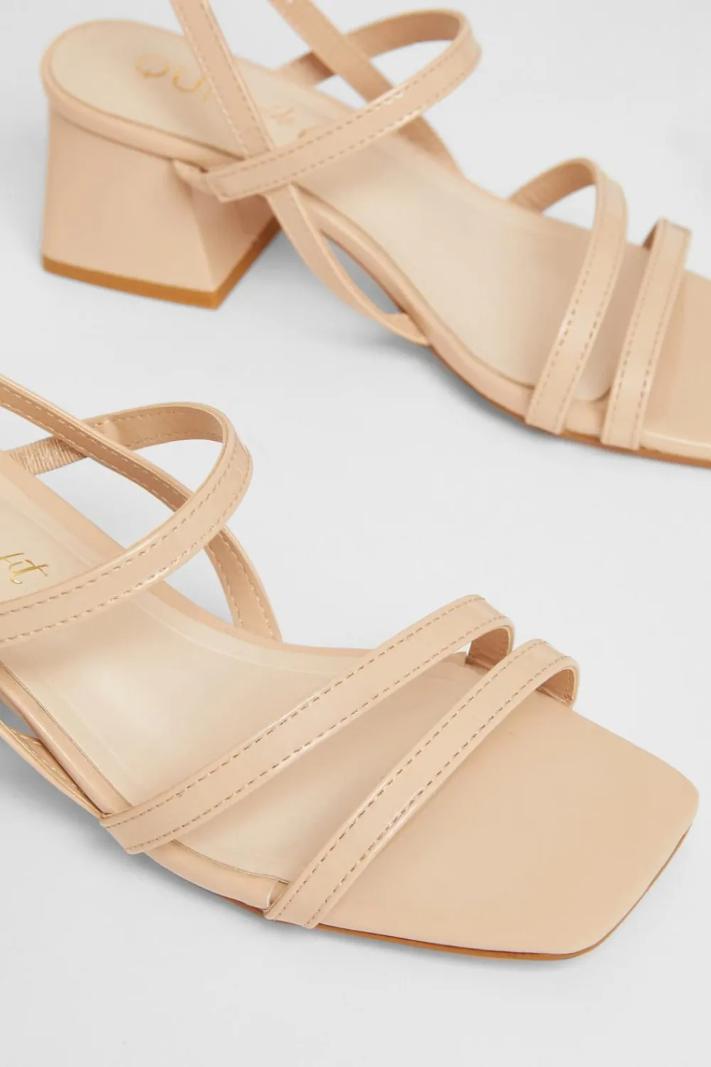 Quiz Wide Fit|Heels>Wide Fit Slingback Sandal