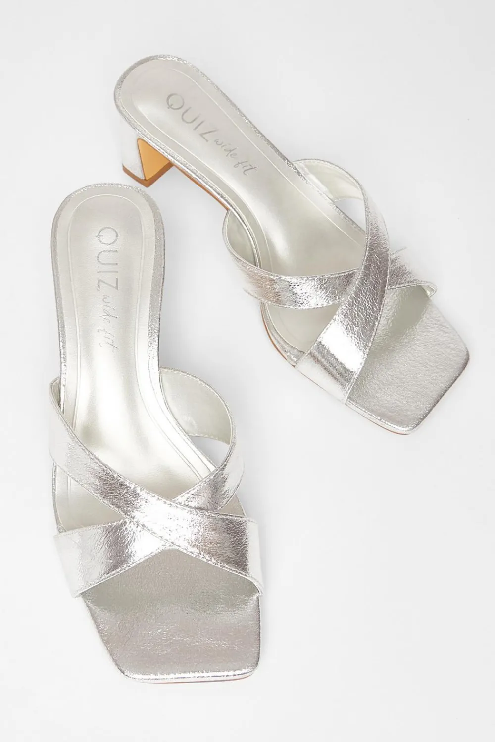 Quiz Wide Fit|Heels>Wide Fit Mule Heels