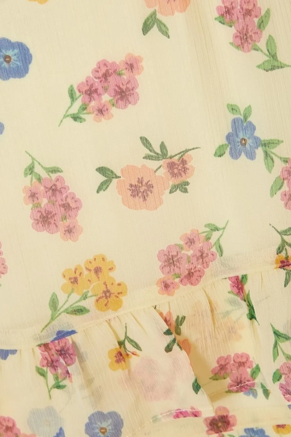 Quiz Summer Clothes|Skirts>Yellow Floral Mini Skirt