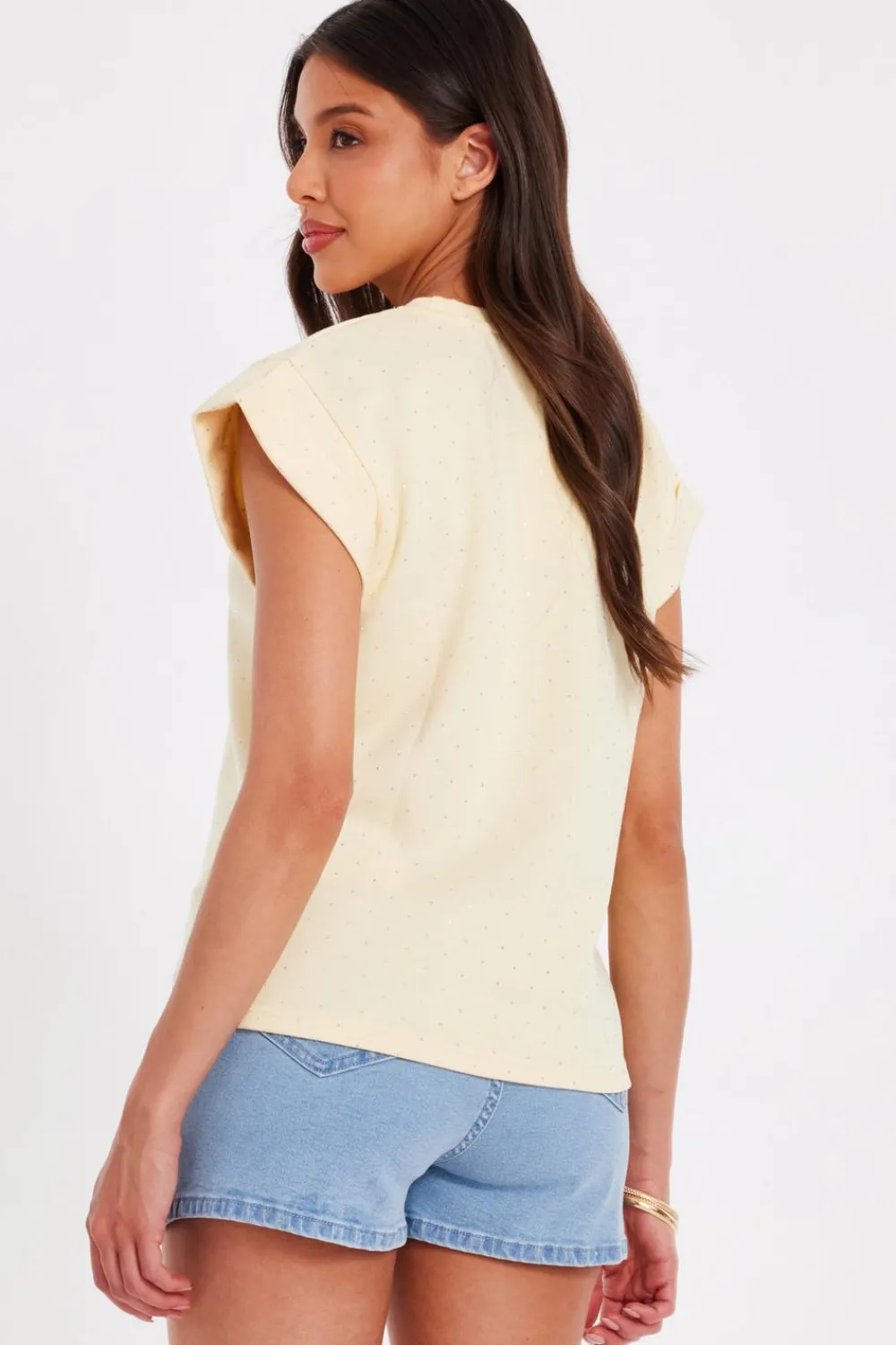 Quiz Summer Tops|Going Out Tops>Stud Detail Top